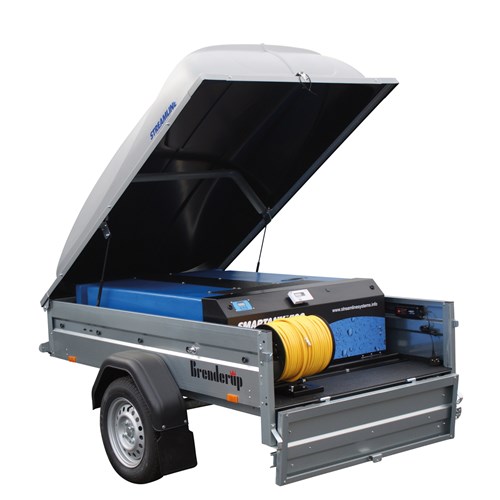 Streamline® Trailer System, complete with Smartank®400-1, 1x 100mtr 6mm hose and reel, battery, battery charger