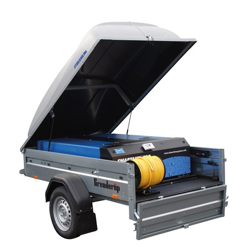 Streamline®-Trailer-System--complete-with-Smartank®400-RODI-2--2x-6mm-100mtr-hose-and-reel--battery--battery-charger