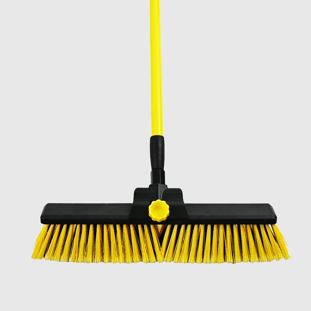 Hillbrush-Tornado-14--356mm-Broom-Head---Telescopic-Handle--Yellow|Black-