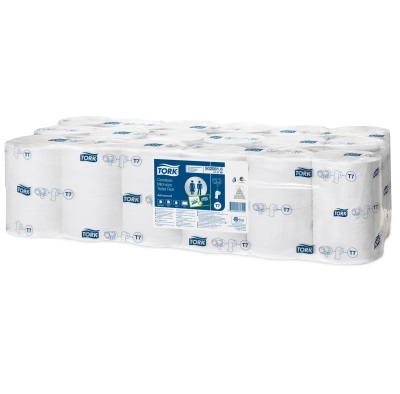 Tork 472199 T7 Mid-Size Coreless Toilet Rolls 900sh 
