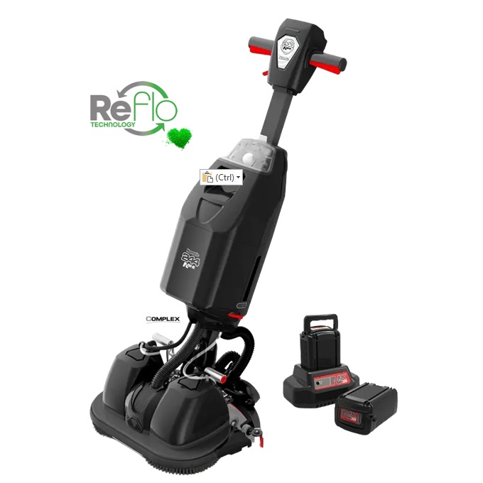Numatic-244NX-R-Scrubber-Dryer-Machine-with-2-batteries---charger