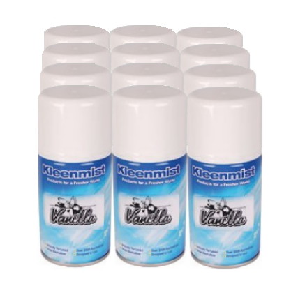 Kleen Mist Aerosols Vanilla 12x280ml