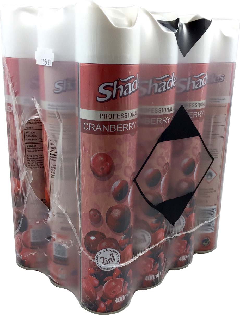 Shades Aerosol Cranberry Crush 12x400ml