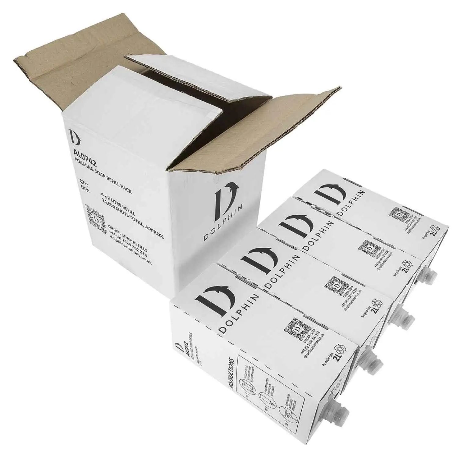 Dolphin Foaming Soap Refill Pack (4x 2litres)