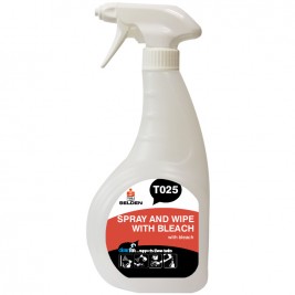 Spray and Wipe with bleach 750ml (single)