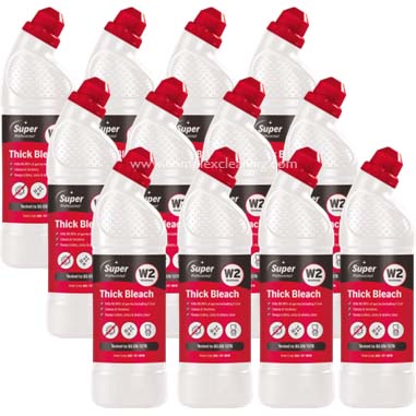 Super Professional W2 - Thick Bleach 12x750ml