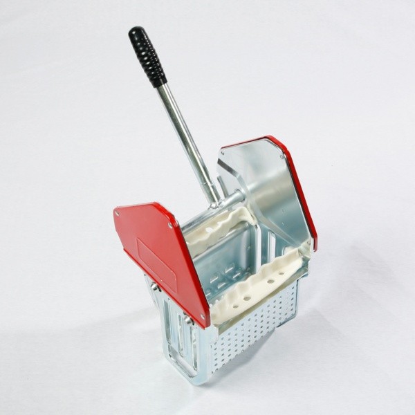 Heavy Duty Steel Mop Wringer - red side panel