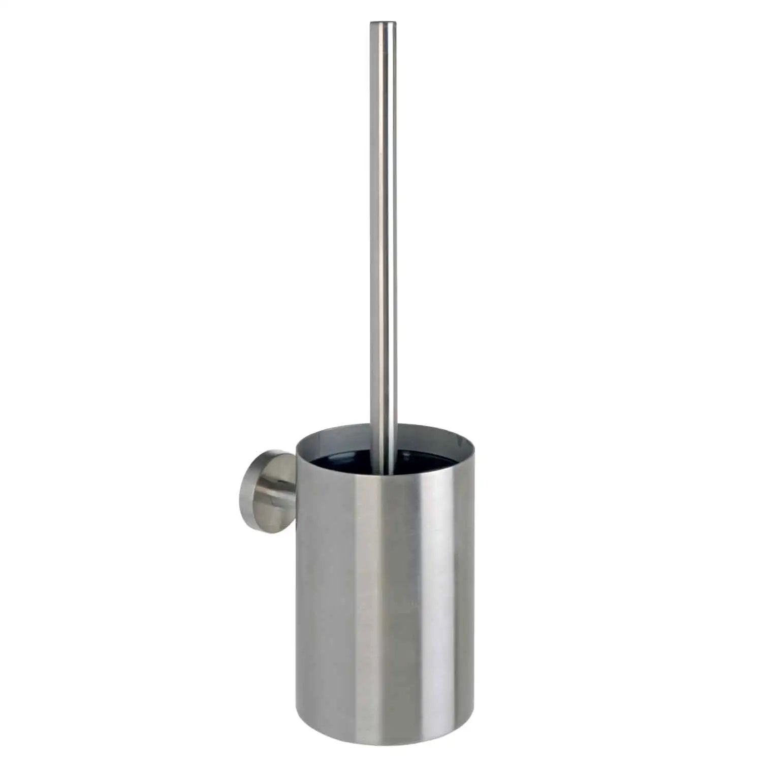Dolphin Brushed Stainless Steel Wall Mounted Toilet Brush Set