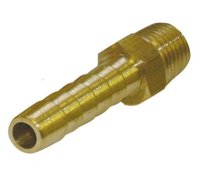 Brass 1/8 inch M x 8mm Hosetail
