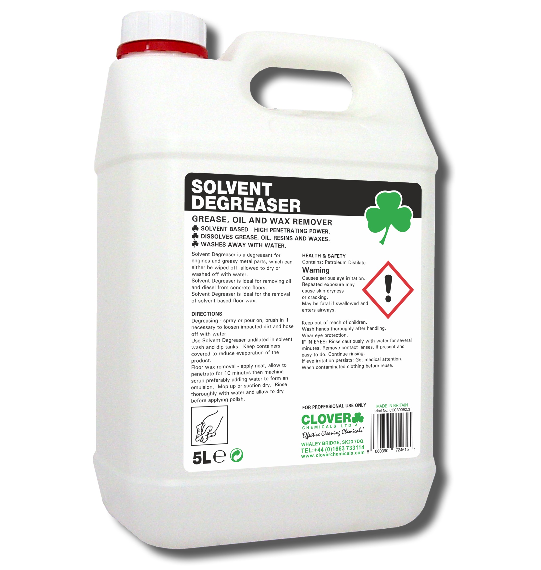 Solvent Degreaser 5 litres