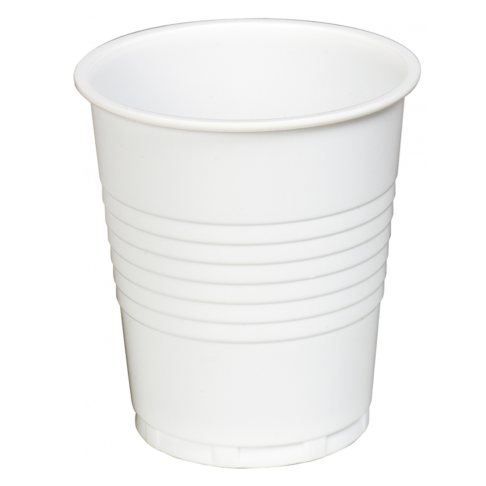 7oz plastic cups SQUAT (pk 2000) White