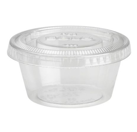 4oz Clear Plastic Pots - 1000 per case