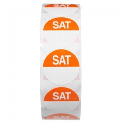 Day-Dot-19mm---Saturday--Roll-Of-1000-Labels-