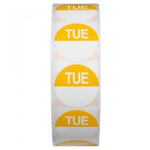 Day-Dot-19mm---Tuesday--Roll-Of-1000-Labels-