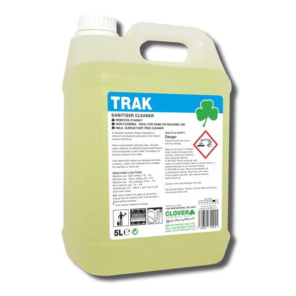 TRAK Sanitiser Cleaner & Tannin Remover 5litre