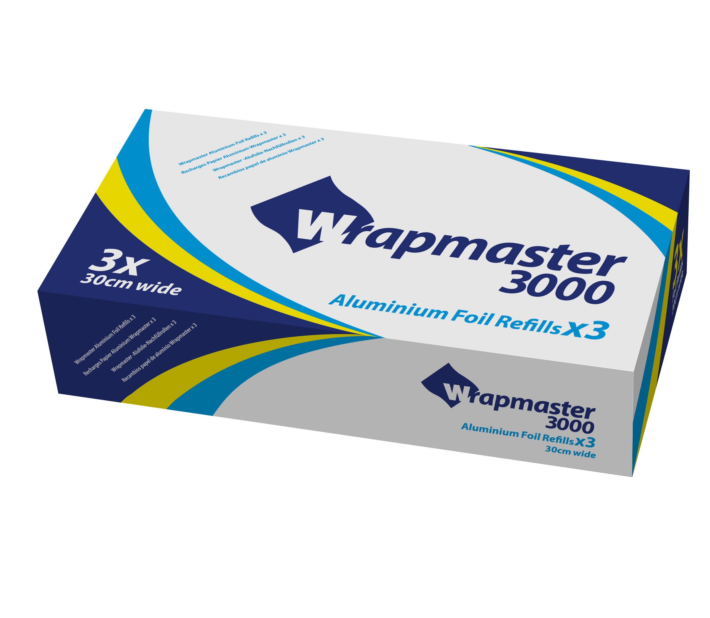 Wrapmaster Foil 30cm x 90m rolls (case of 3)