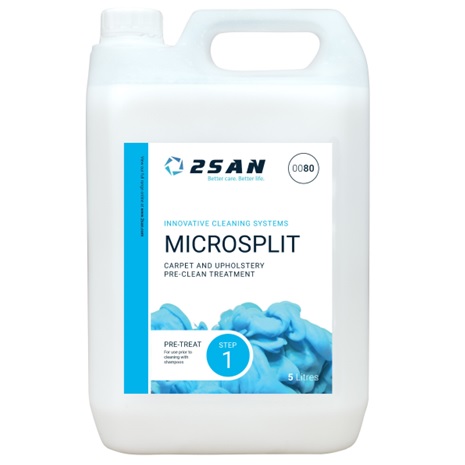 2SAN Microsplit Carpet & Upholstery Pre-treatment 5litre (0080)