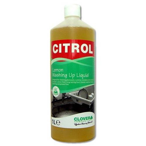 CITROL Lemon Wash Up Liquid 1litre (single)