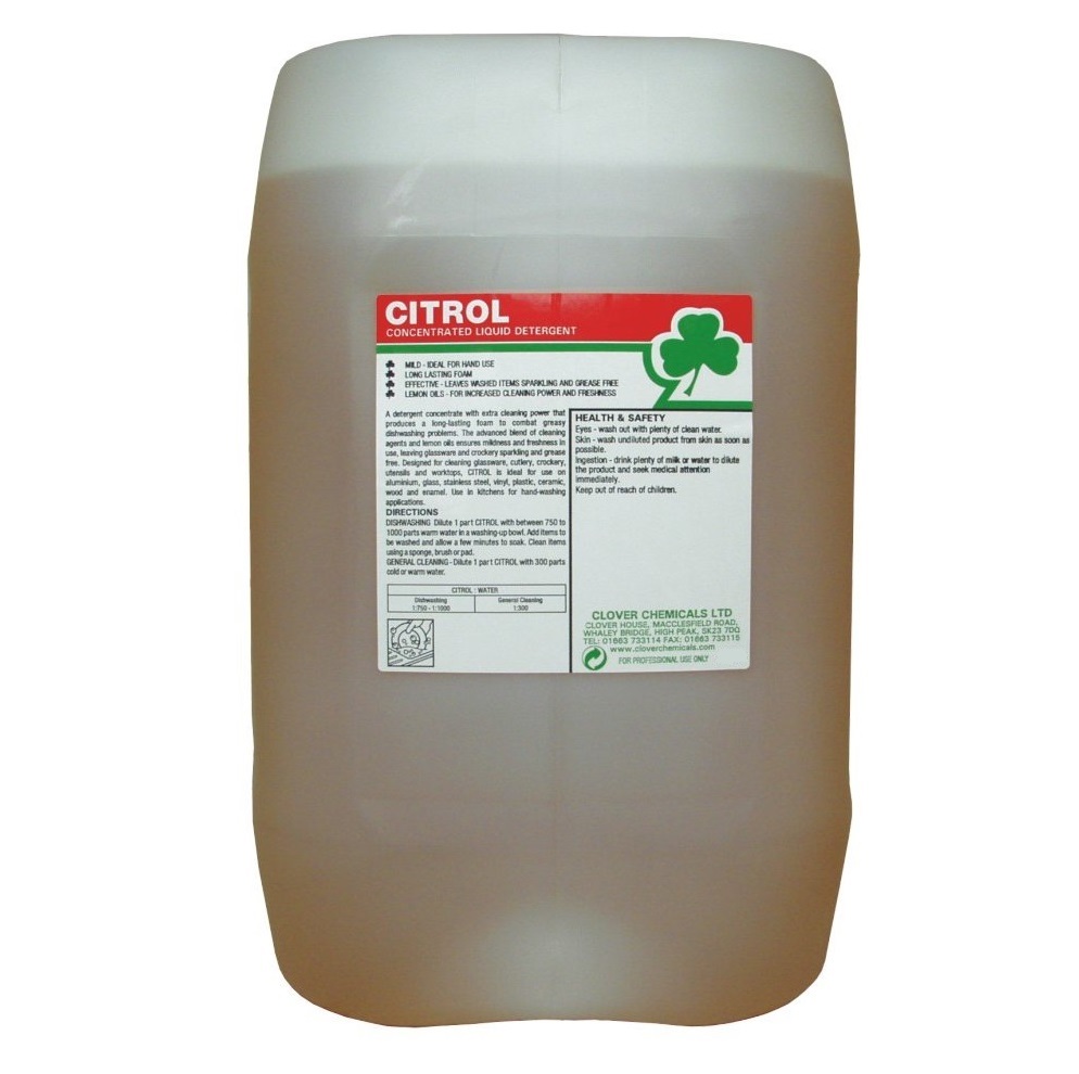 20 litre - CITROL Lemon Wash Up Liquid