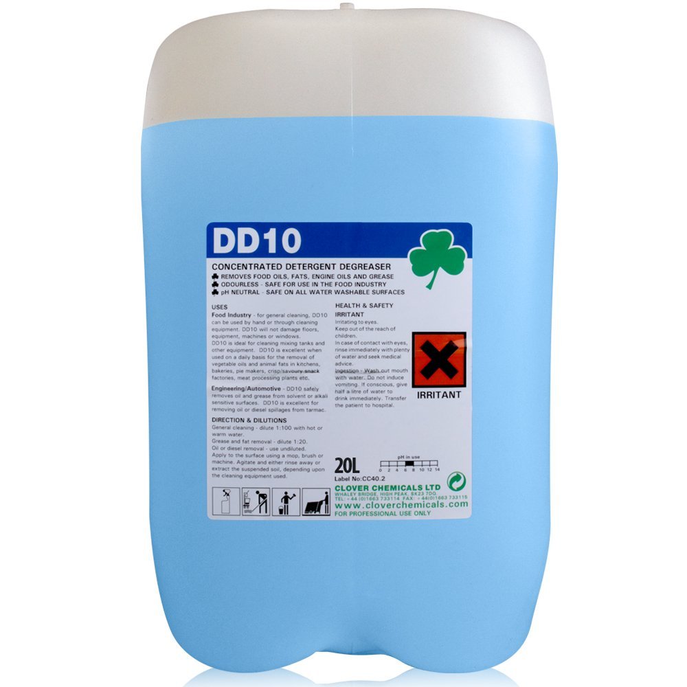 20 litre - DD10 Detergent Degreaser