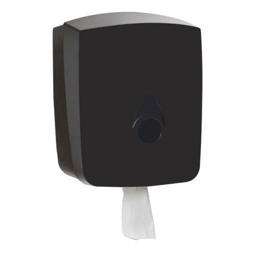 Myriad-Recycled-Black-LARGE-Centrepull-Dispenser