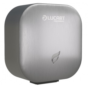 Lucart Stainless Jumbo Toilet Roll Dispenser 892457 (329x310x133mm)