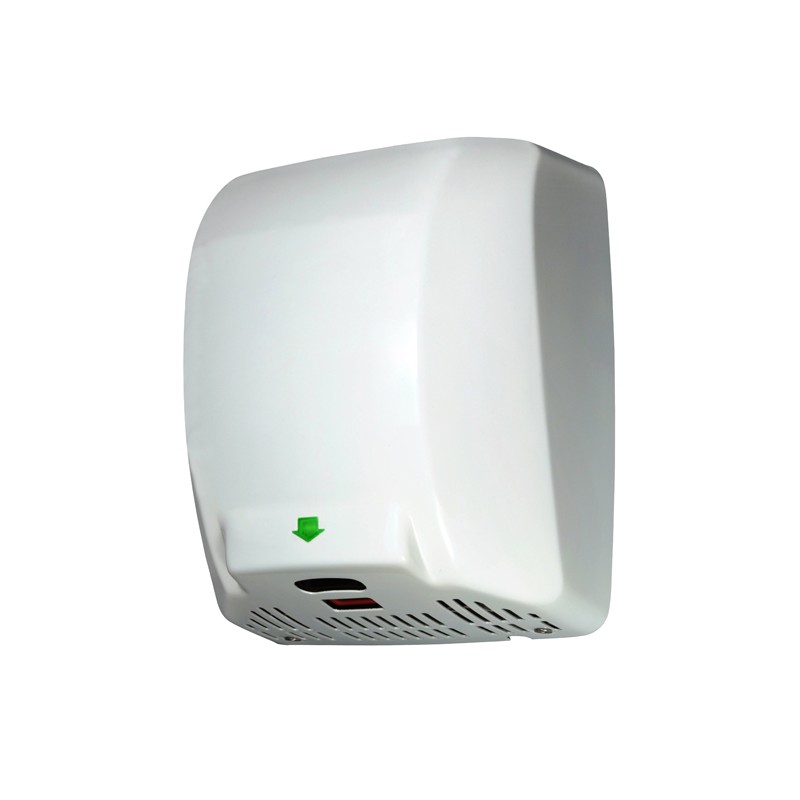 QD-Tempest-Hand-Dryer-White-finish-78dB-H325xW278XD171