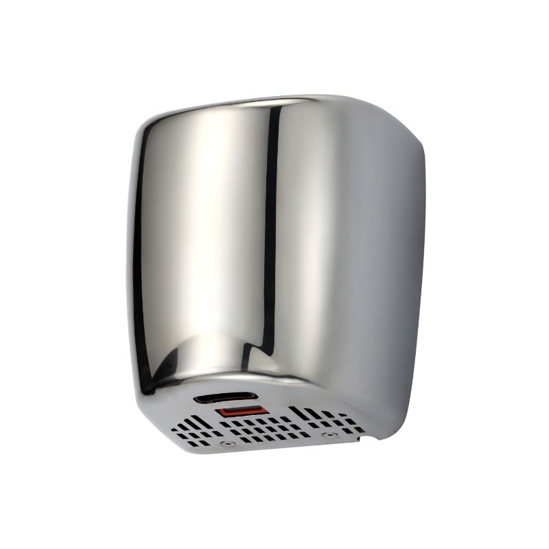 QD-Air-Compact-Hand-Dryer-Stainless-Steel-finish-H240xW270xD174