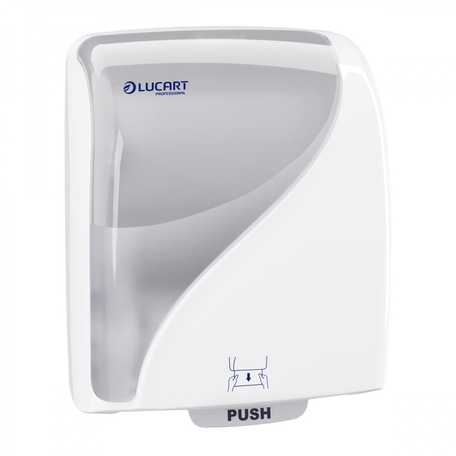 Lucart Identity Autocut towel dispenser White finish 892980S