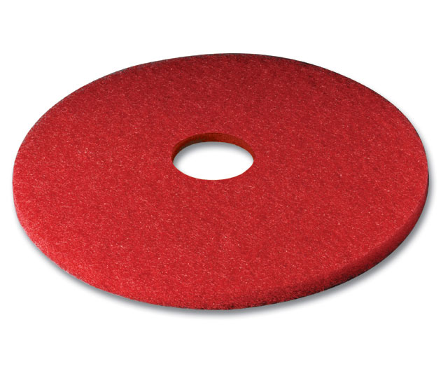 14-inch Red Contract Floor Pads (case of 5)