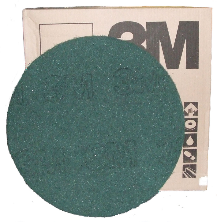 15-inch 3M Premium Floor Pads GREEN SINGLE
