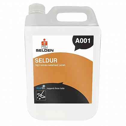 Seldur Black - Black high solids metalised polish 5L