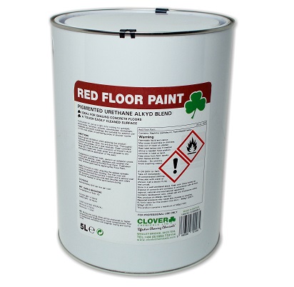 Clover RED floor paint 5litre