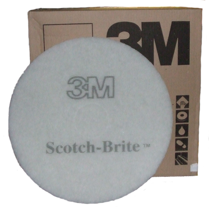 Scotchbrite-3M-White-Polishing-Pads--case-of-30-