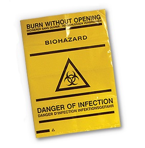 Bio Hazard HD Bags 25cm x 35 cm (Pack of 10)
