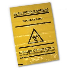 Bio Hazard HD Bags 45cm x 75 cm (Pack of 10)