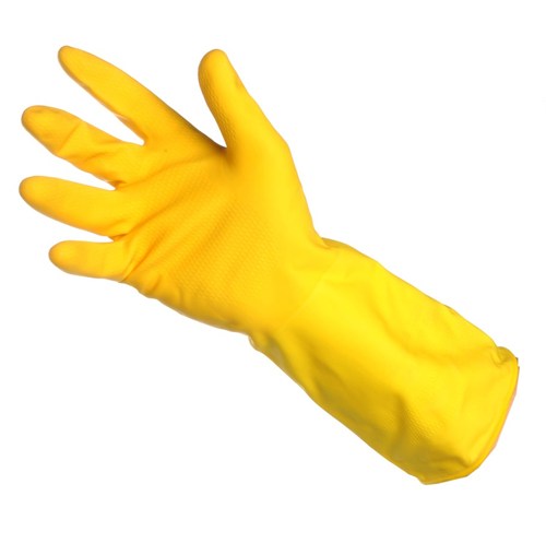Household-rubber-gloves-YELLOW-SMALL--pair-