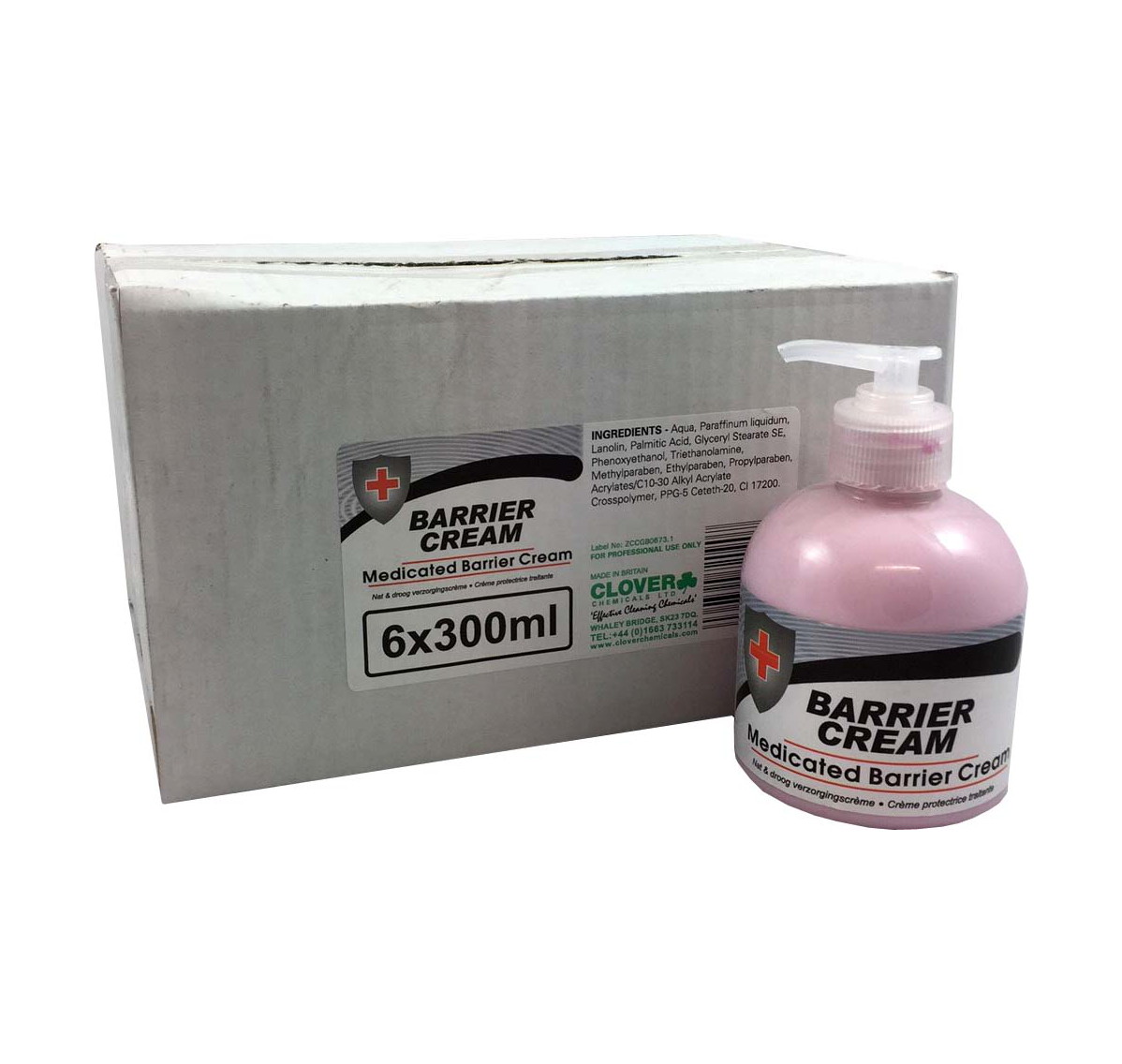 Barrier Cream (medicated) 6x300ml (case)