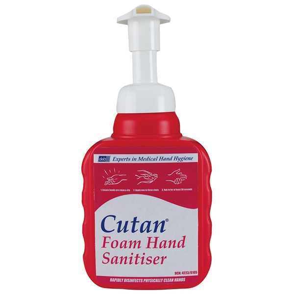 Deb Cutan - Foam Hand Sanitiser with Pelican Pump 12x400ml
