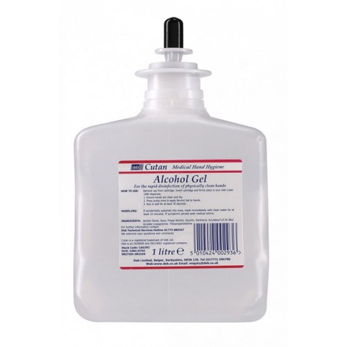Deb Cutan Hand Sanitiser Gel 6x1Ltr
