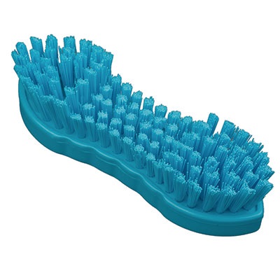 Double-Wing-Scrub--stiff-hand-brush---blue