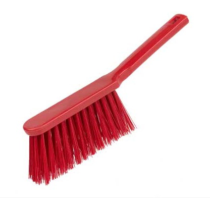 Banister-Brush--stiff---RED