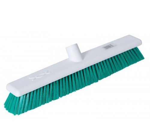 18-inch GREEN STIFF Abbey Hygiene Broom Head