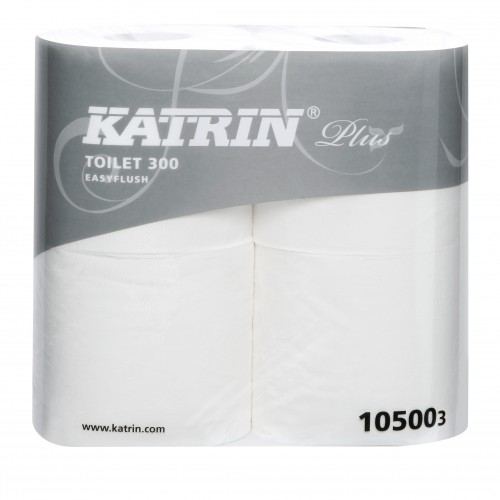 Katrin Plus Toilet Roll - 300 sheets per roll (case of 20)