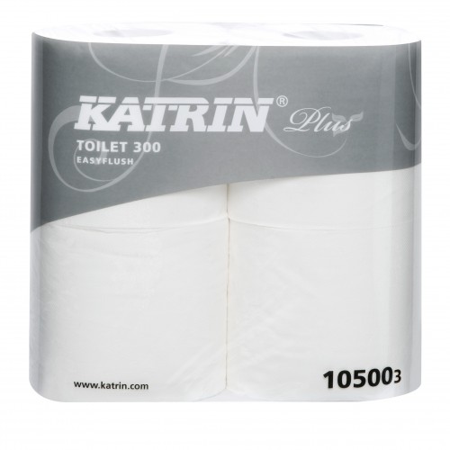 Katrin Plus Toilet Roll - 300 sheets per roll (case of 20)