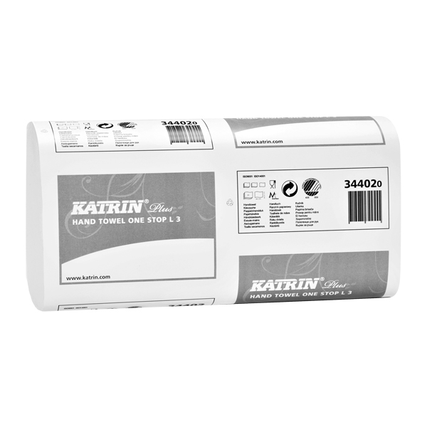 Katrin Plus One Stop L3 - white 3ply (1890/case) 344020