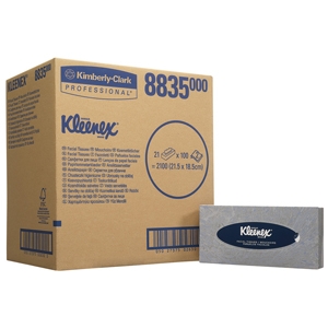 Kleenex Facial Tissues - 21 boxes (100 sheets per box)