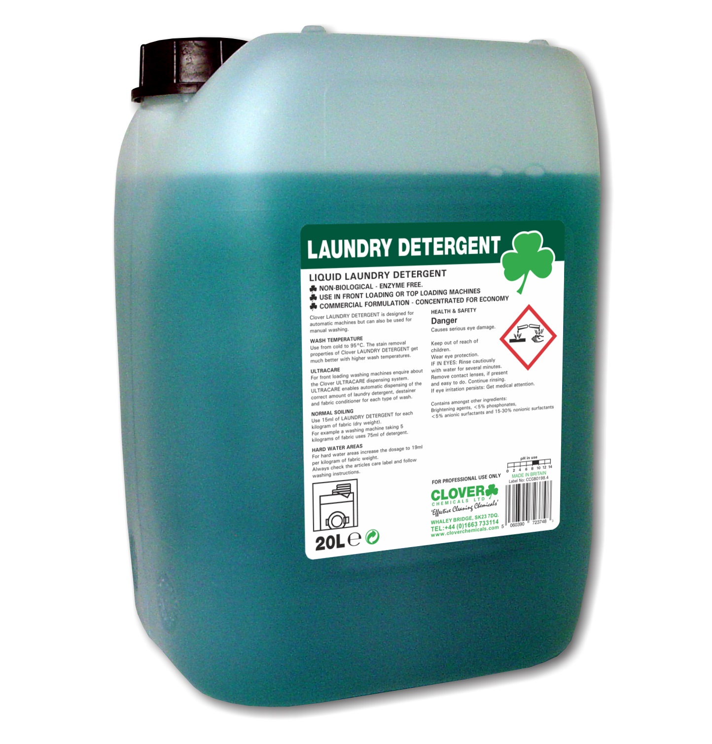 Professional and Domestic Laundry Detergent Complex Cleaning UK