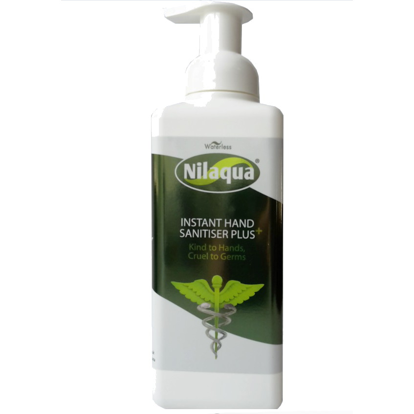 CLEARANCE---Nilaqua-Alcohol-Free-Instant-Hand-Sanitiser-Pump-500ml