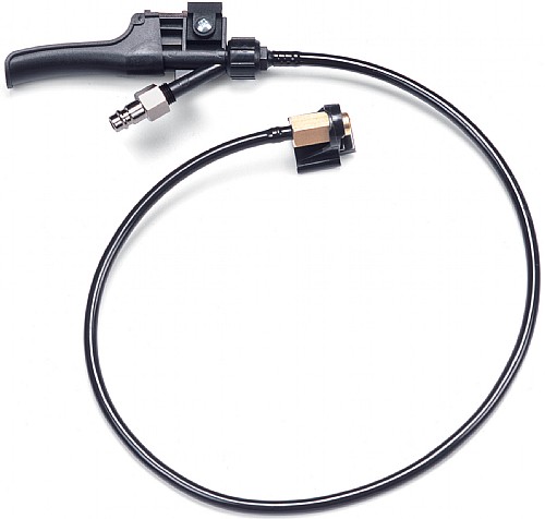 Trigger valve and spray tube